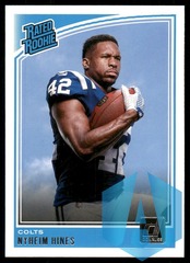 2018 Donruss Nyheim Hines #327 RC Indianapolis Colts